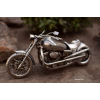 Stainless steel Steampunk motorcycle